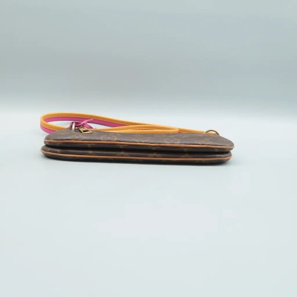 100% Authentic Louis Vuitton Lorette Brown Monogram Canvas Shoulder Bag - Picture 5 of 12